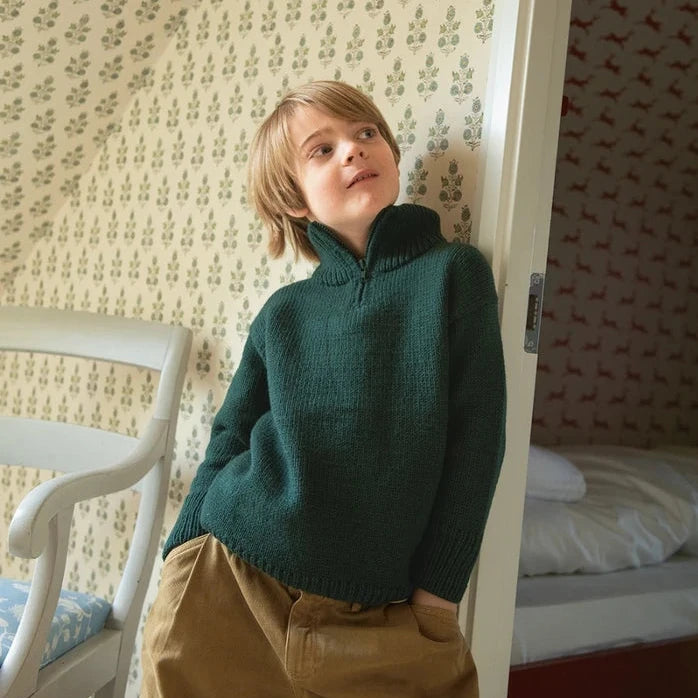 Garnkit: Matthew Sweater Junior fra Sandnes (opskrift + garn)