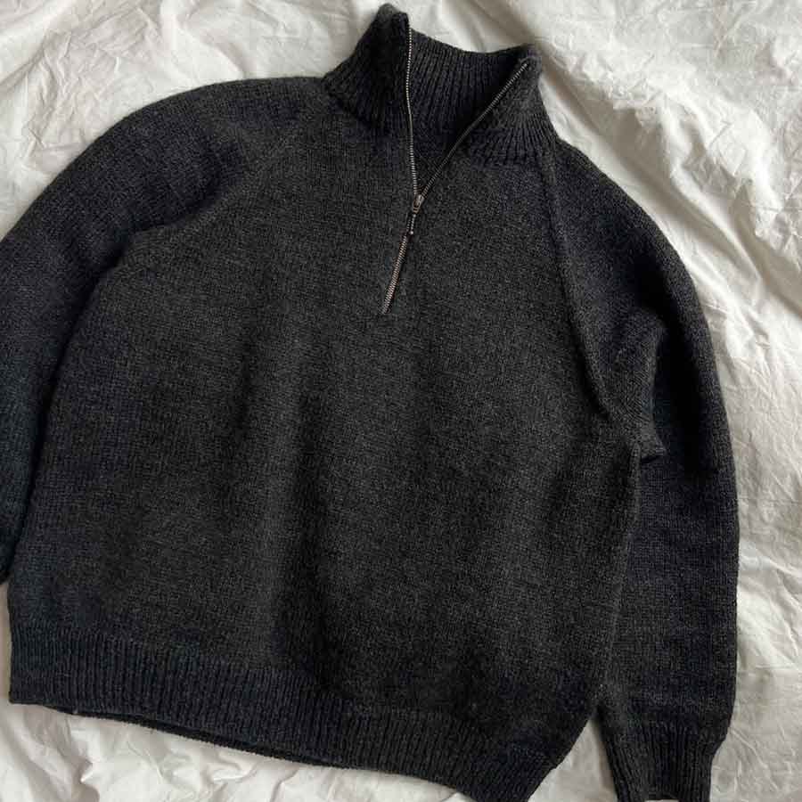 Zipper Sweater Light, Man