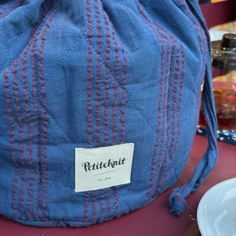 KNITTER'S PROJECT BAG - NIGHT SHADOW - Petiteknit Projekttaske