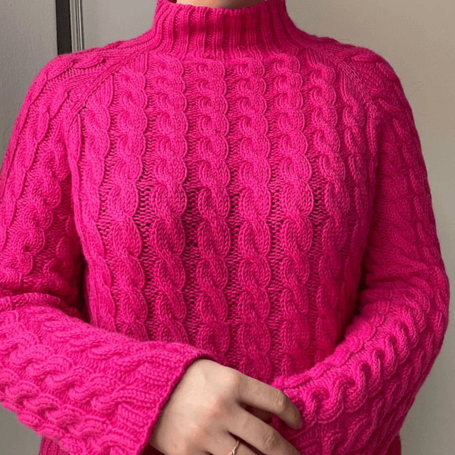Easy Cable Sweater - Garnkit