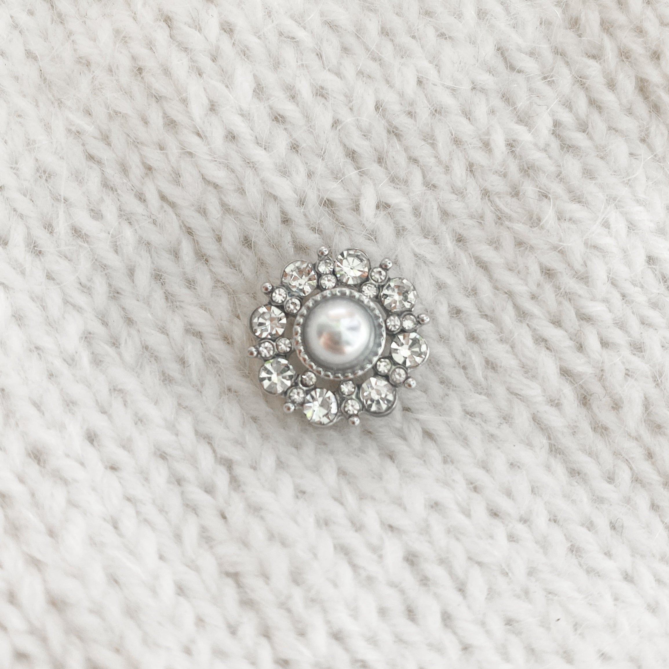 15 mm Bling knap