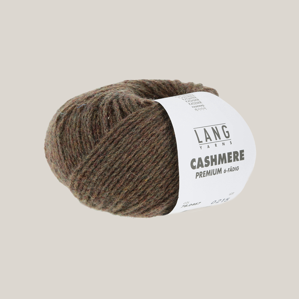 Lang Yarns Cashmere Premium – luksuriøst 100 % cashmeregarn, ekstra blødt og perfekt til eksklusive strikkeprojekter som huer, halstørklæder og babystrik. strikkepind  millimeter til 3,5 millimeter. Farve 0467