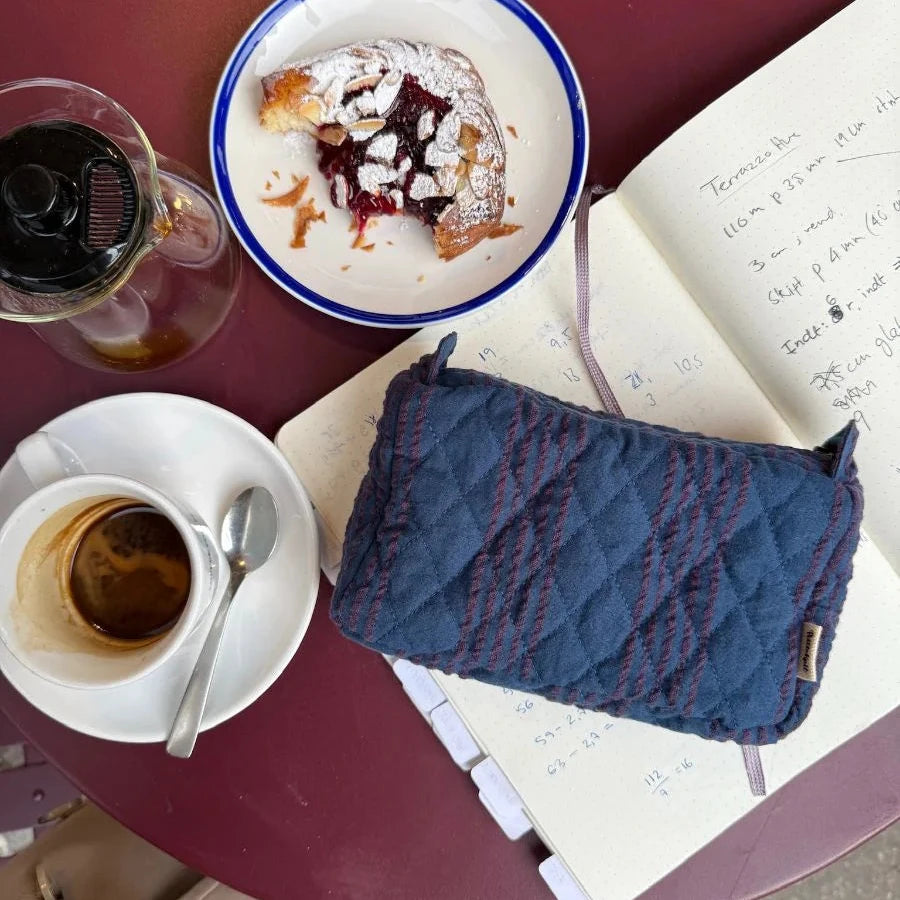 KNITTER'S TOOL CLUTCH - NIGHT SHADOW - Petiteknit Pung