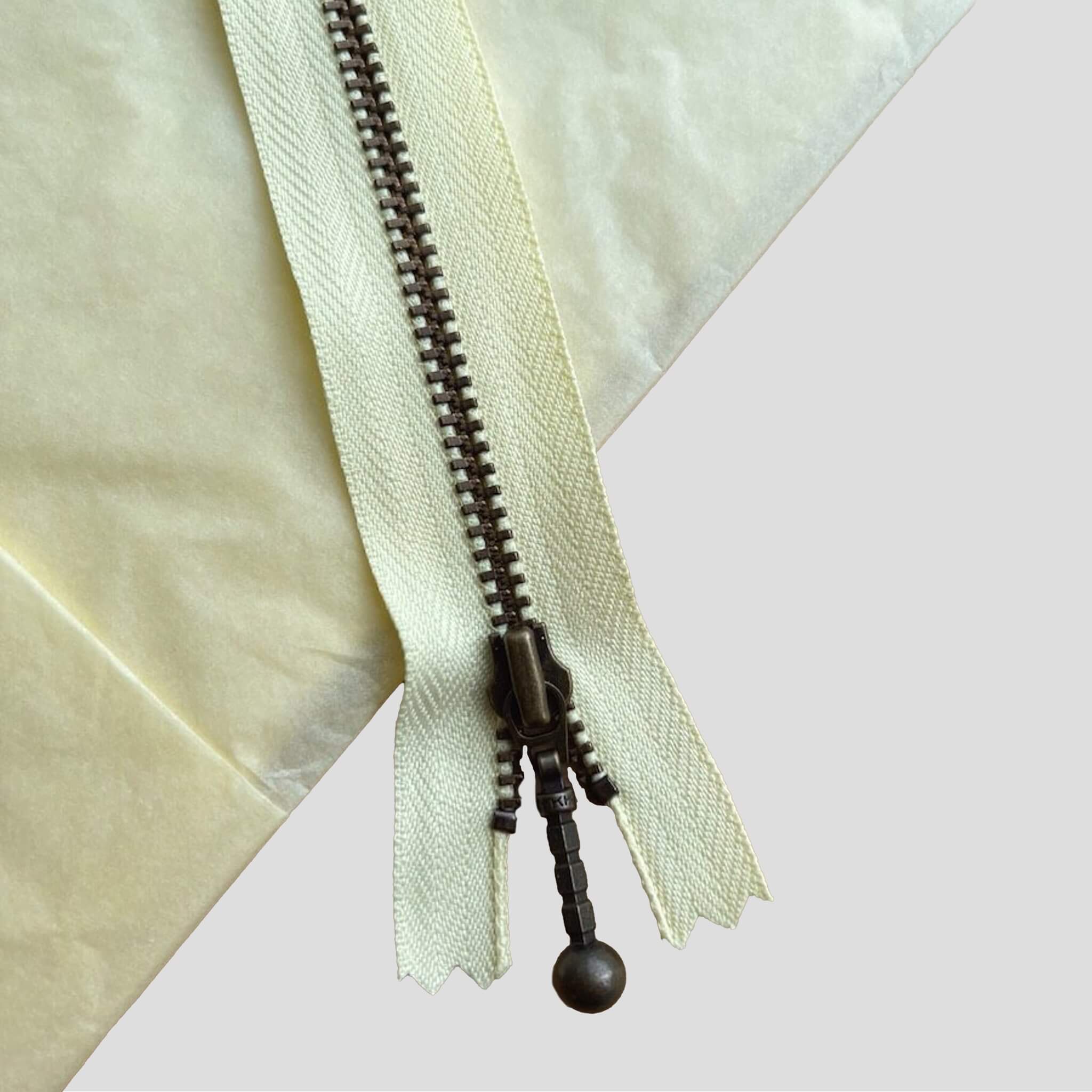 Petiteknit 14 cm Zipper Citronfromage