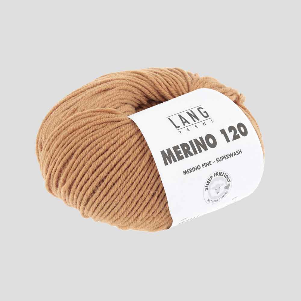 Långt garn Merino 120