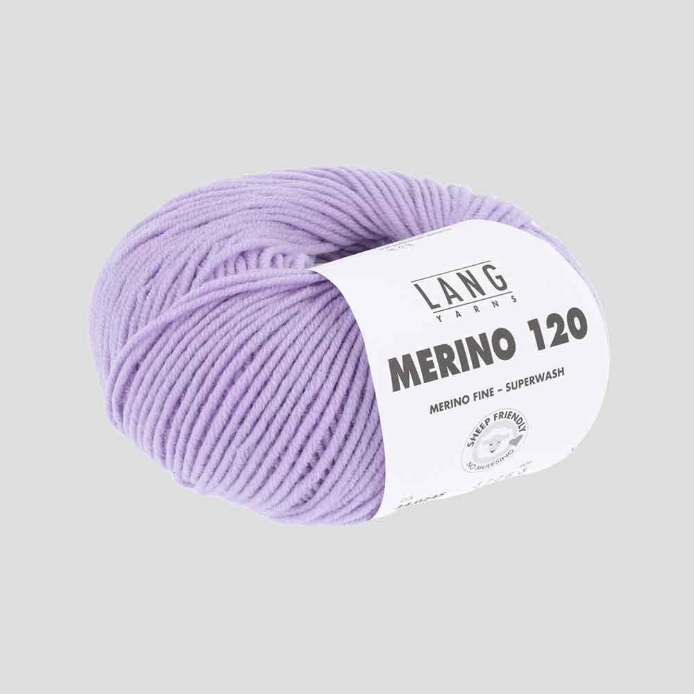 Långt garn Merino 120