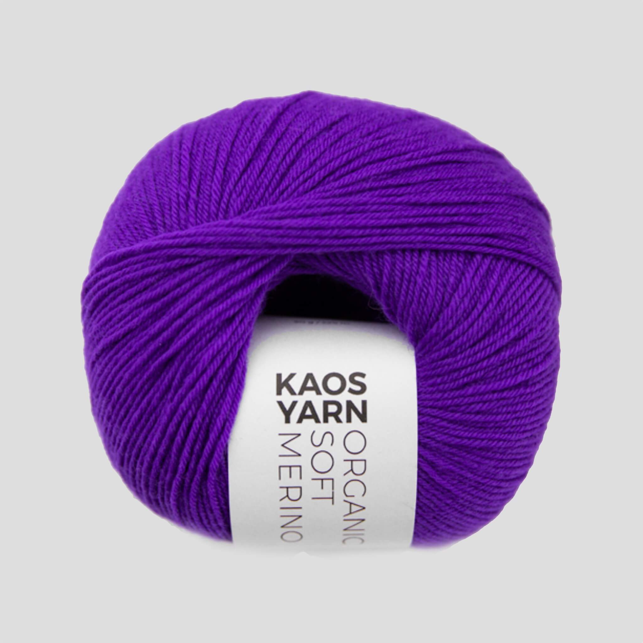 KAOS YARN I Organic Soft Merino, farve 1057 - Køb bæredygtigt garn fra Kaos Yarn